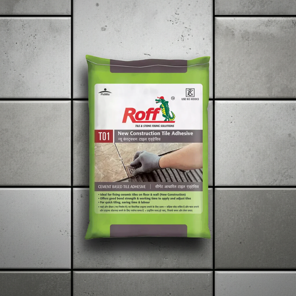 Roff T01 NCA Tile Adhesive, Grey, 30 Kg Bag