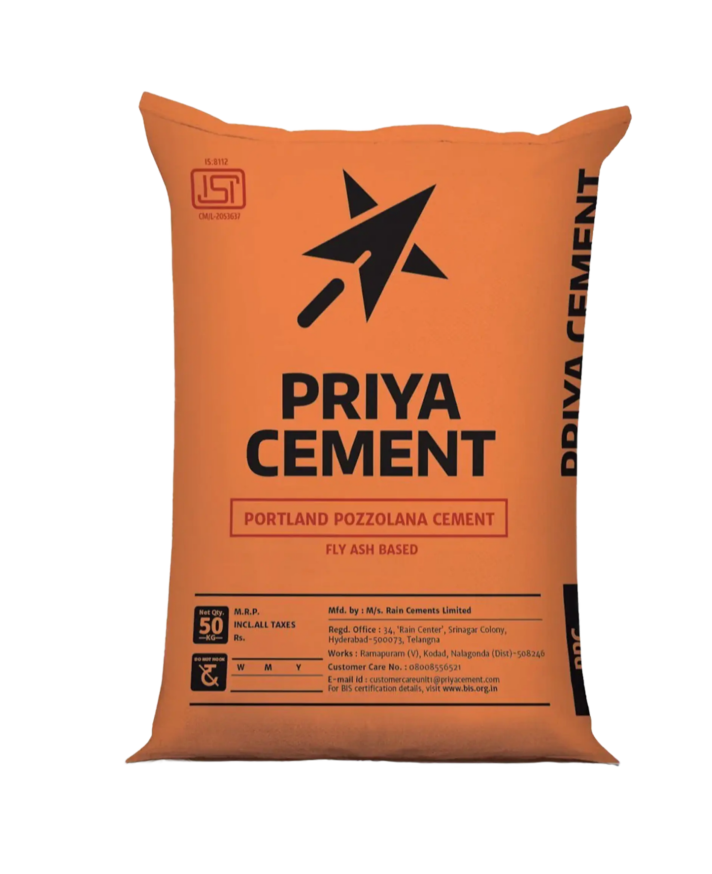 Priya PPC Cement, 50 Kg Bag