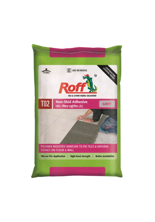 Roff T02 NSA Tile Adhesive, Grey, 30 Kg Bag