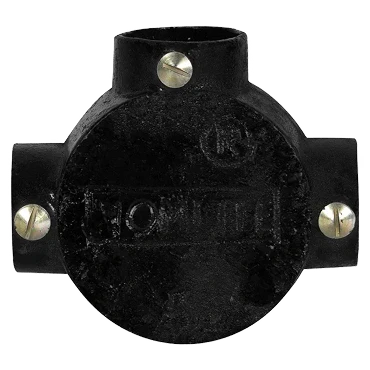 Homlite Metal Junction Box, with Lid and Screw
