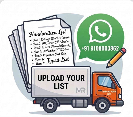 Bulk Order Quotes - Upload your list via WhatsApp