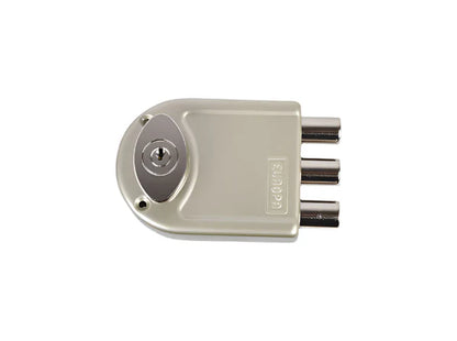 Europa Main Door Lock Antique Brass/Nickel Steel, Single Door Lock