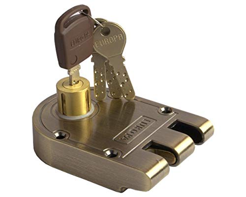 Europa Jemmy Proof Lock – J320, 14-Pin Dimple Key, 2 Deadbolts, Single, Double and Sliding Doors