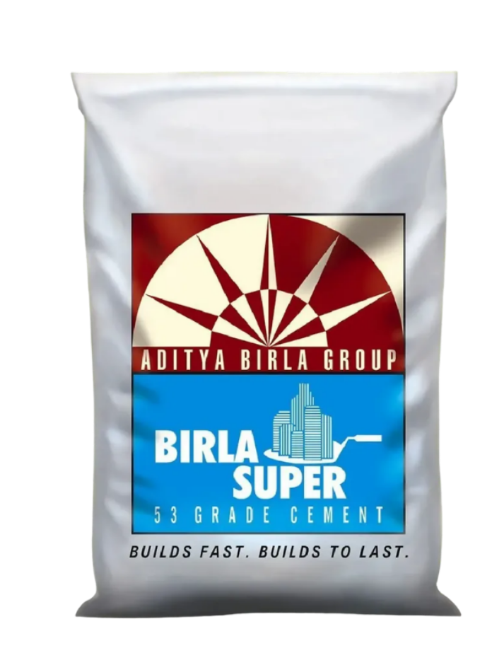 Birla Super OPC 53 Grade Cement, 50Kg Bag (Bulk Lot : 50 Bags)