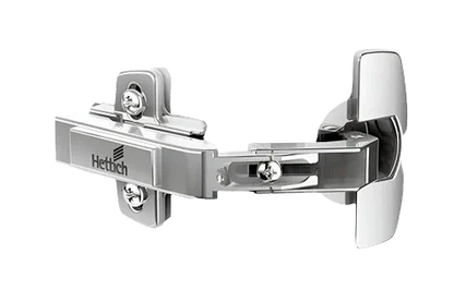 Hettich Intermat 9956 Corner 165° Zero Protrusion Regular Close Hinges, 0 Crank, 1 Set (2 Nos)
