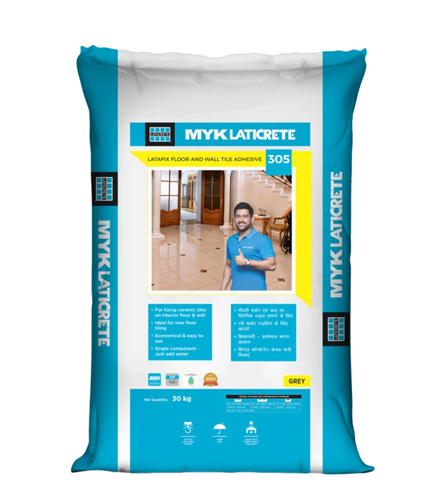 MYK Laticrete 305 Tile Adhesive, Grey, 30 Kg Bag