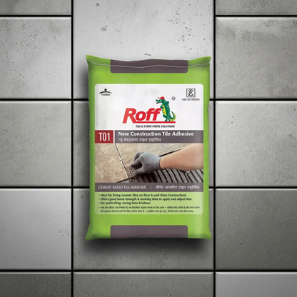 Roff T01 NCA Tile Adhesive, Grey, 30 Kg Bag