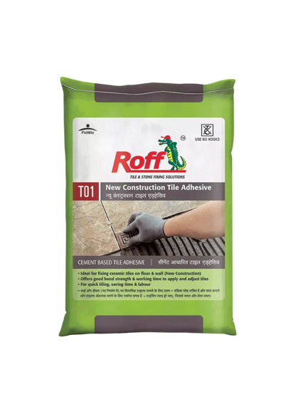 Roff T01 NCA Tile Adhesive, Grey, 30 Kg Bag