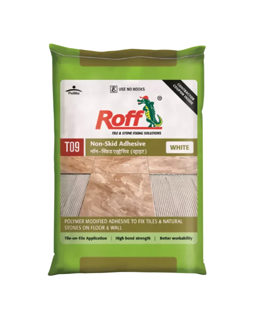 Roff T09 NSA Tile Adhesive, White, 20 Kg Bag