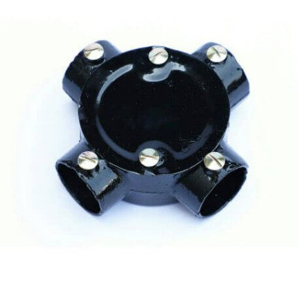VIP Metal Junction Box Surface (With Lid) 4 way 20MM/25MM