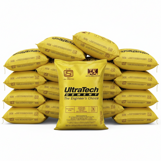 Ultratech PPC Cement – ₹360/Bag (Bulk Lot: 50 Bags)